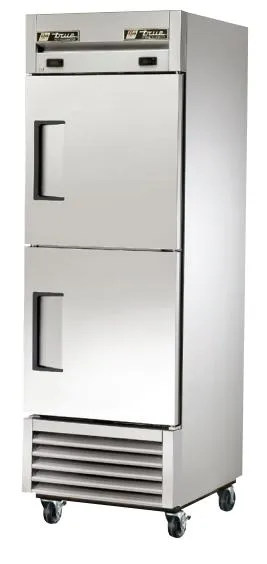 True T-23DT - 27" Stainless Steel Half Door Dual Temperature Reach In Refrigerator