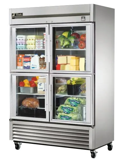 True TS-49G-4 55" Glass Half Door Reach In Refrigerator