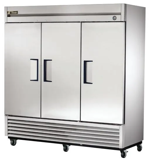 True TS-72F - 79" Stainless Steel Door Reach In Freezer