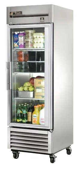 True TS-23G - 27" Glass Door Reach In Refrigerator