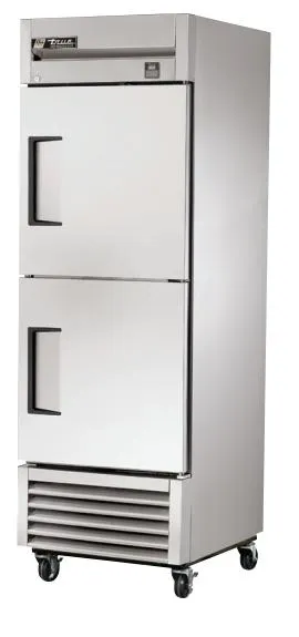 True TS-23-2 - 27" Stainless Steel Half Door Reach In Refrigerator