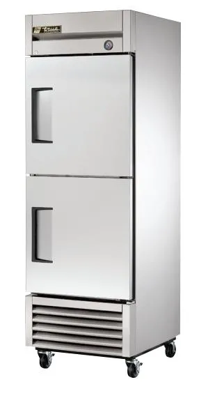 True TS-23F-2 - 27" Stainless Steel Half Door Reach In Freezer