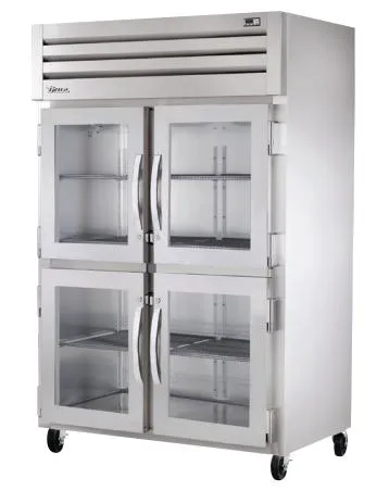 True STR2R-4HG 53" Spec Series Glass Half Door Reach In Refrigerator