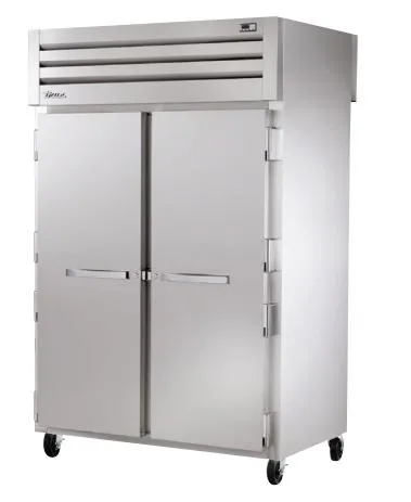 True STR2RPT-2S-2G 53" Spec Series Stainless Steel Door Pass Through Refrigerator