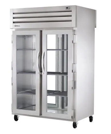 True STR2RPT-2G-2G 53" Spec Series Glass Door Pass Through Refrigerator