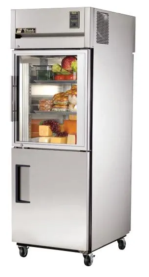 True STR1RPT-1HG/1HS-1G 29" Spec Series Combination Half Door Pass Through Refrigerator 