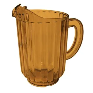 Update International WP-60SB - 60 Oz - Amber Water Pitchers