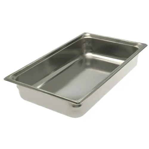 Winco SPJM-104 - Full Size 4" Deep Stainless Steel Steam Table Pan 