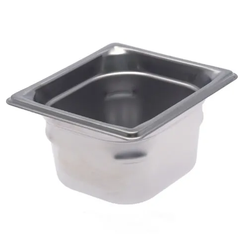 Winco SPS4 Steam Table Pan, 1/6 Size, 4″ Deep, S/S 