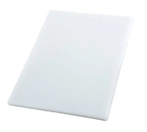 Winco CBXH-1824 - White 18" x 24" x 1" Plastic Cutting Board 