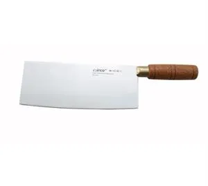 Winco Chinese Cleaver, 3-1/2" wide blade, Wooden handle [KC-101]