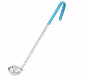 Winco Color-Coded Ladle, 1/2 Ounce, One-Piece, Teal [LDC-05]