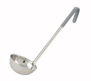 Winco LDC-12 - Color-Coded Ladle, 12 Ounce, One-Piece, Grey 