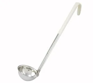 Winco Color-Coded Ladle, 3 Ounce, One-Piece, Ivory [LDC-3]