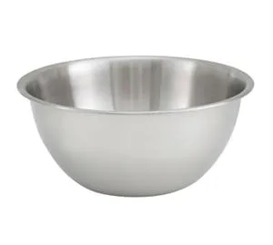 Winco Mixing Bowl, 5 Quart, 10" dia. X 5"H, Heavy Duty, S/S [MXBH-500]