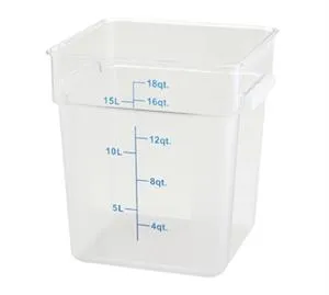 Winco 18 Qt Storage Container [PCSC-18C]