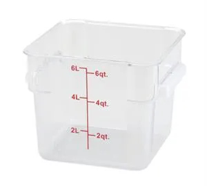 Winco 6 Qt Storage Container [PCSC-6C]