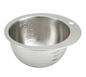 Winco Measuring Bowl, 4-Cup, Stainless Steel [SMB-4]