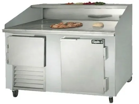 Leader DR60-M - 60" Refrigerated Pizza Dough Retarder Marble Top Table