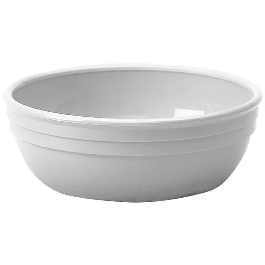 Cambro 100CW-148 - 12.5 oz. White Camwear Nappie Bowl (48 per Case) 