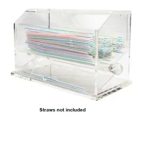 Winco ACSD-712 - Clear Acrylic Straw Dispenser