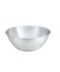 Winco 16 Qt. Aluminum Colander [ALO-16B]