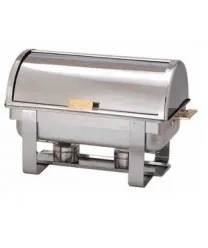 Winco C-5080 - Gold Accent, Roll-Top Chafer 