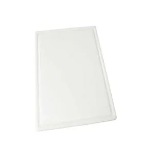 Winco CBI-1218 - Grooved White Cutting Board 