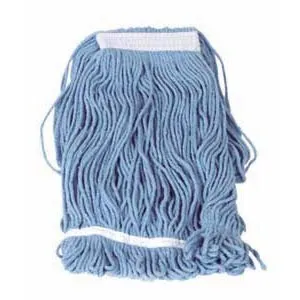 Winco MOP-24C - Blue Yarn Mop Head W/ Cut Ends 24 Oz. 