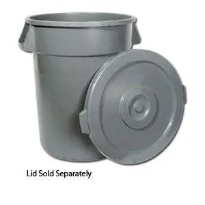 Winco PTC-32G - Grey Trash Can 32 Gal 