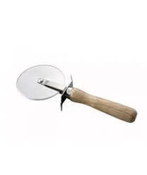 Winco 4" Pizza Cutter with Wooden Handle [PWC-4]