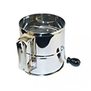 Winco RFS-8 - Stainless Steel Flour Sifter - 8 Cup 