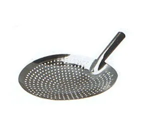 Winco SC-12 - Perforated Stainless Steel Skimmer 12" 