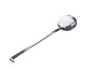 Winco SCS-6H - Perforated Stainless Steel Skimmer 6 1/4" 