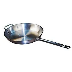 Winco SSFP-14 - Stainless Steel Master Cook Fry Pan 14" 