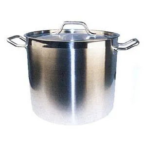 Winco SST-12 - Stainless Steel Stock Pot 12 qt w/ Cover 