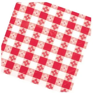 Winco TBCS-52R - Red Table Cloth 52" x 52" 