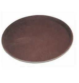 Winco TRHG-1100 - Round Flbs.er Glass Tray 