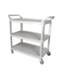 Winco Grey 3 Tier Utility Cart [UC-35G]