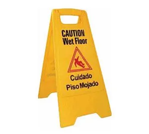 Winco WCS-25 - Wet Floor Caution Sign 