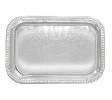 Winco Stainless Steel Serving Tray 18" x 12" [CMT-1812] 