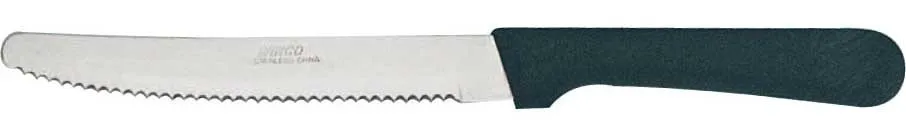 Winco Steak Knife, 5 inch blade, rounded tip [K-50P]