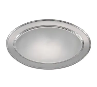 Winco OPL-18 - Stainless Steel Platter 18" 