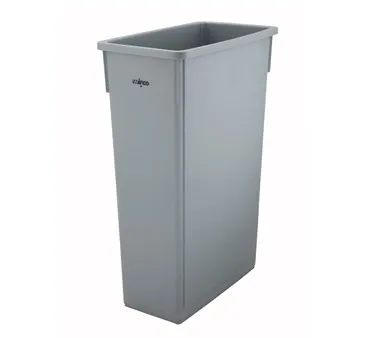 Winco PTC-23SG - Slender Trash Can, 23 Gallon, Grey 