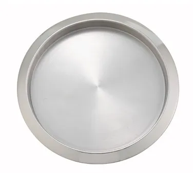 Winco SBT-16 - Stainless Steel Round Tray 16" 