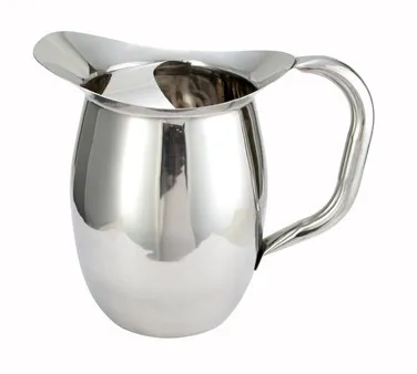 Winco Deluxe Bell Pitcher w/ Ice Catcher 2 Qt [WPB-2C]