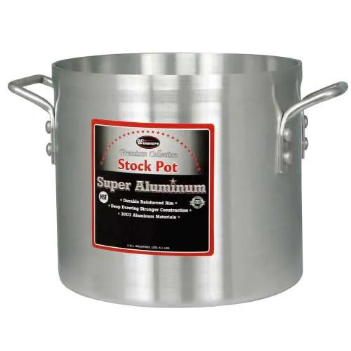 Winco AXS-8 - Super Aluminum Stock Pot 8.5 Qt. 