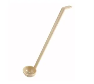 Winco Ladle, 1 Oz., 13" Long, One-Piece, Beige, Polycarbonate [PLD-13B]