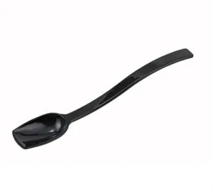 Winco PSSB-10K - 10" Black Salad/Buffet Spoon 