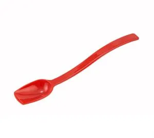 Winco PSSB-10R - 10" Red Salad/Buffet Spoon 